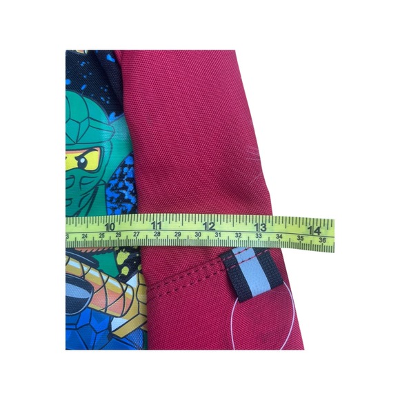 LEGO Ninjago Red Black Backpack School Bag Kids Childrens - Picture 7 of 8